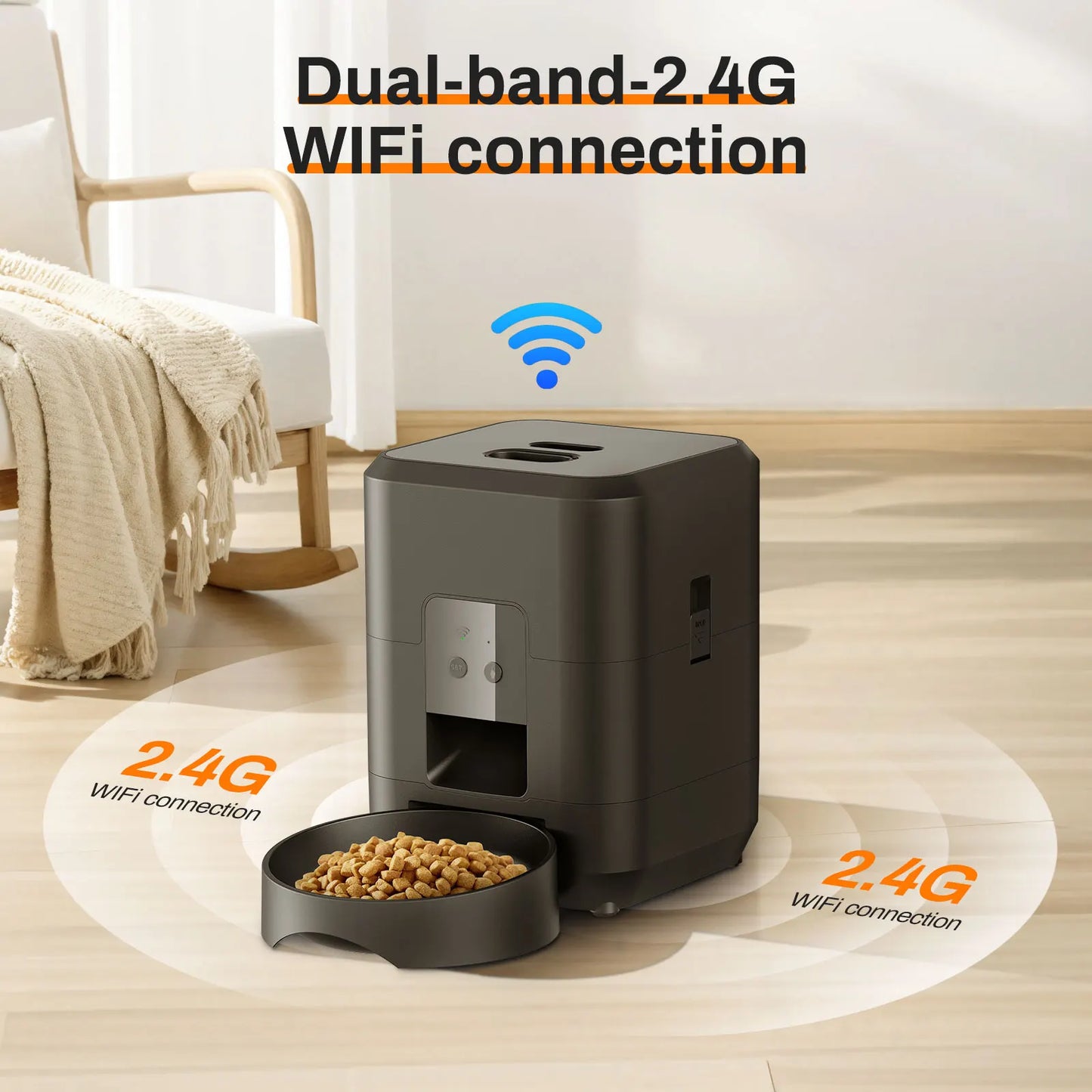 smart automatic pet feeder