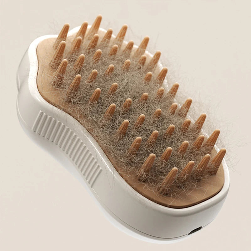 3 in 1 steamy pet dog brush