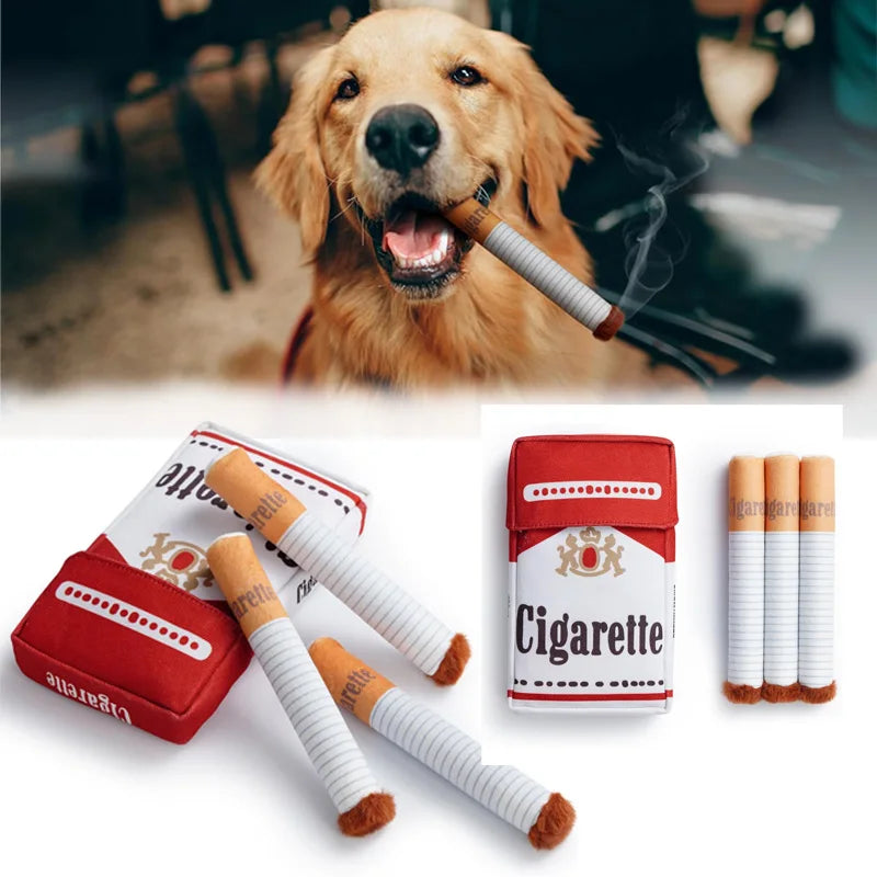 creative cigarette interactive toy for dog