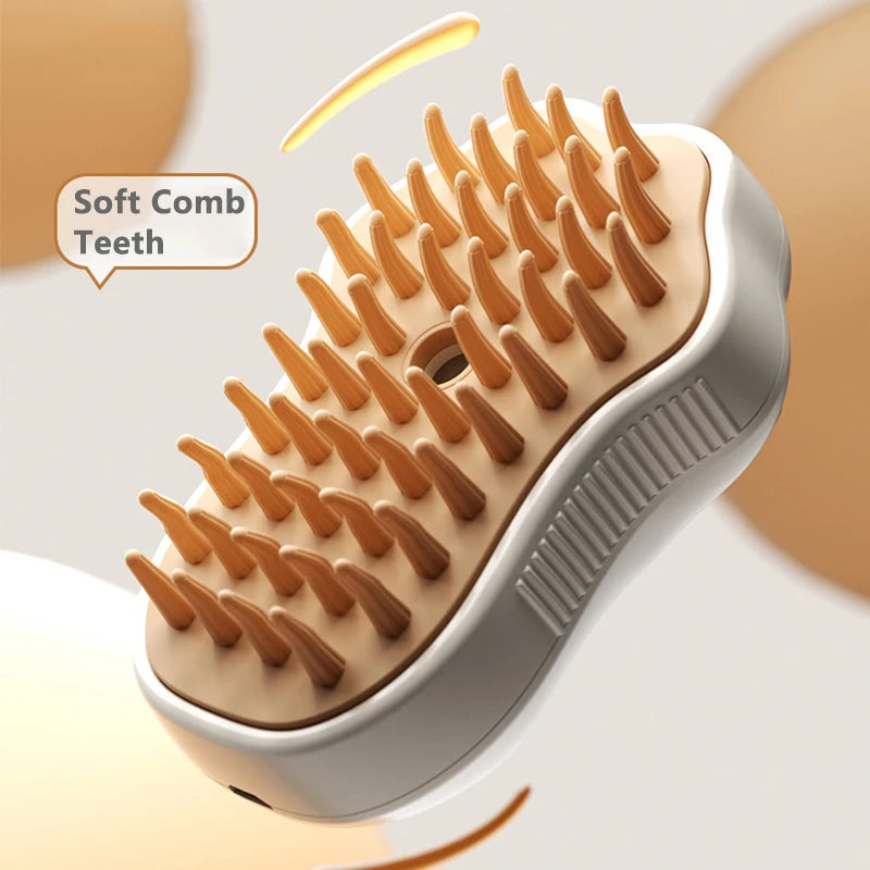 3 in 1 steamy pet dog brush