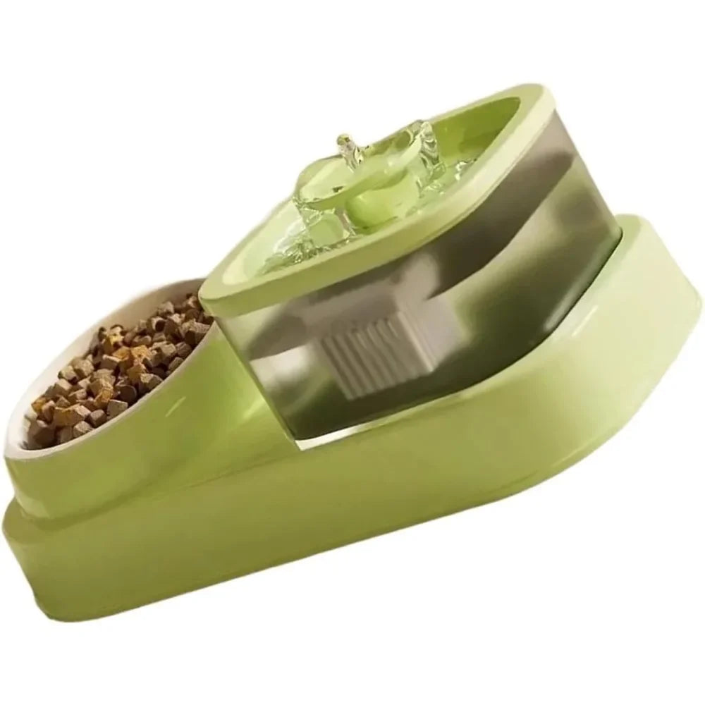 2 in 1 pet feeders with water fountain