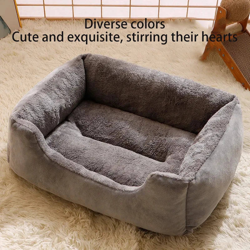 plush bed for pets