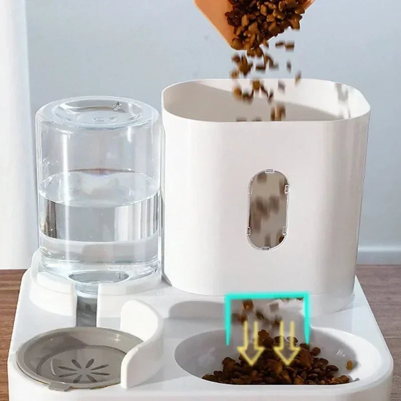 2-in-1 automatic pet feeder