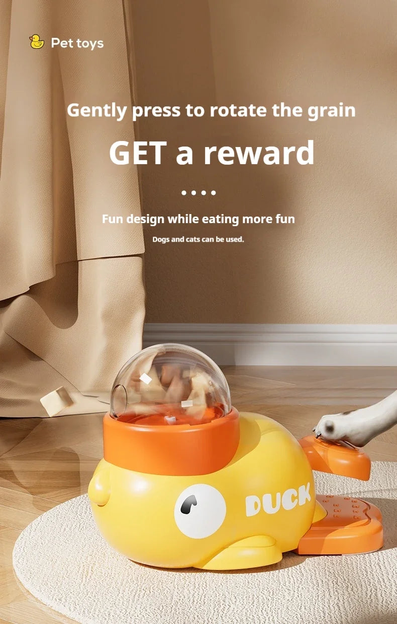 automatic dog feeder and toy