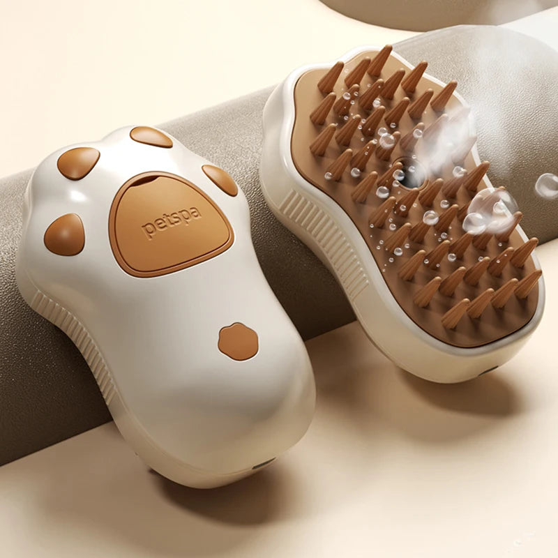 3 in 1 steamy pet dog brush