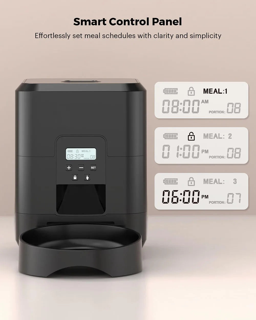 smart automatic pet feeder