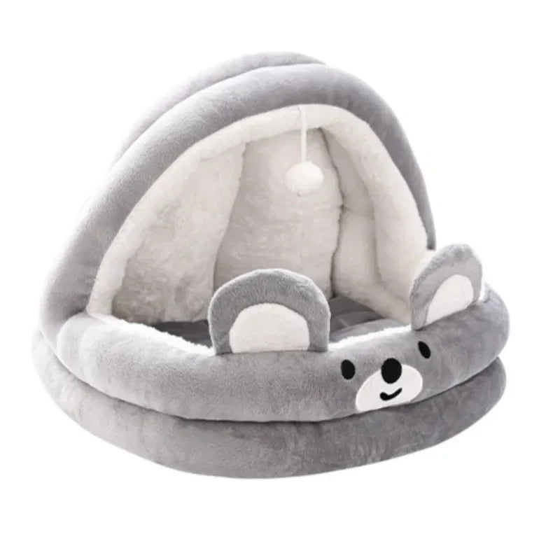 cartoon pet sleeping bed