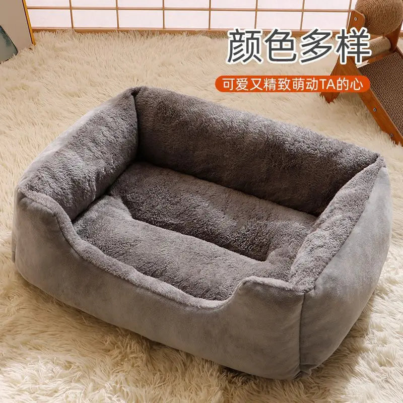 plush bed for pets