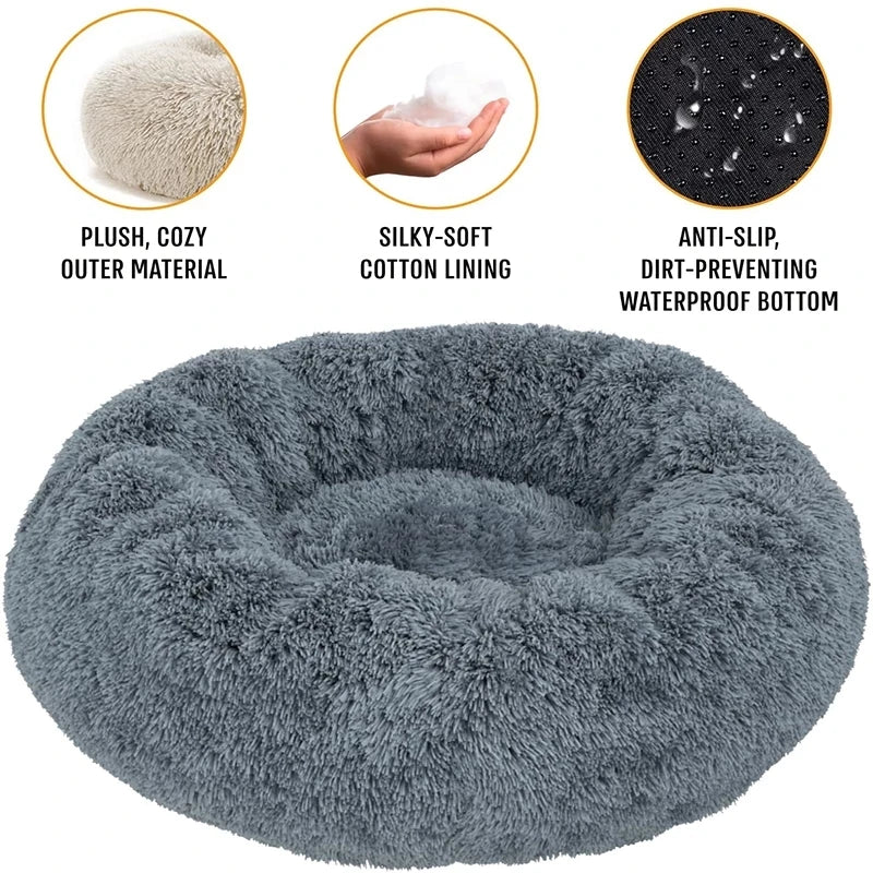 40-90cm round pet bed