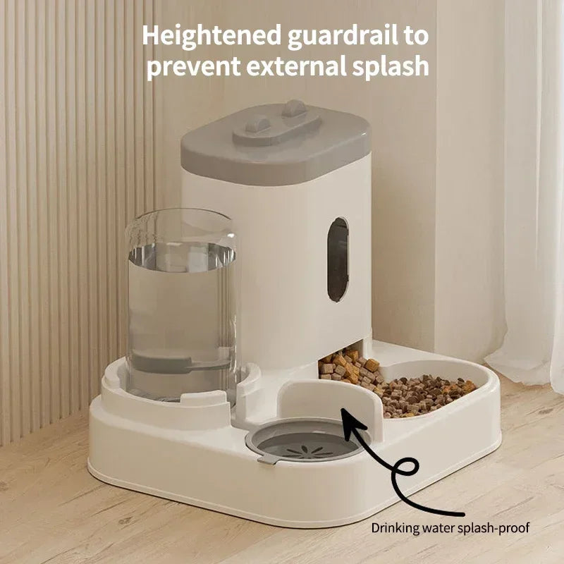 2-in-1 automatic pet feeder