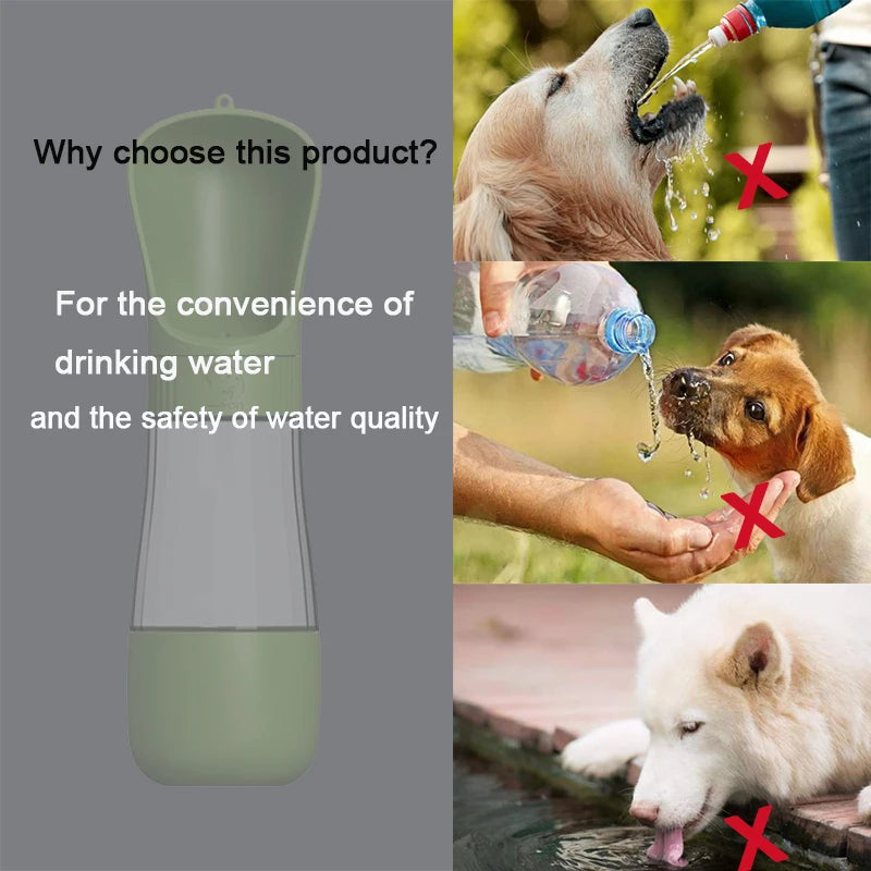 portable water bottle with food container
