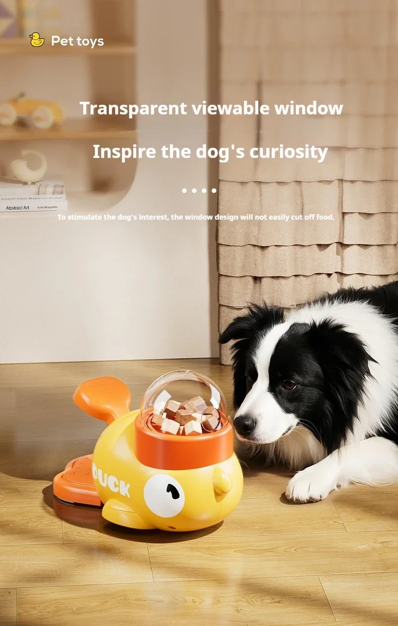 automatic dog feeder and toy