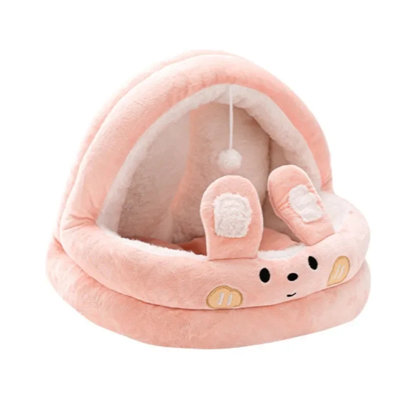 cartoon pet sleeping bed
