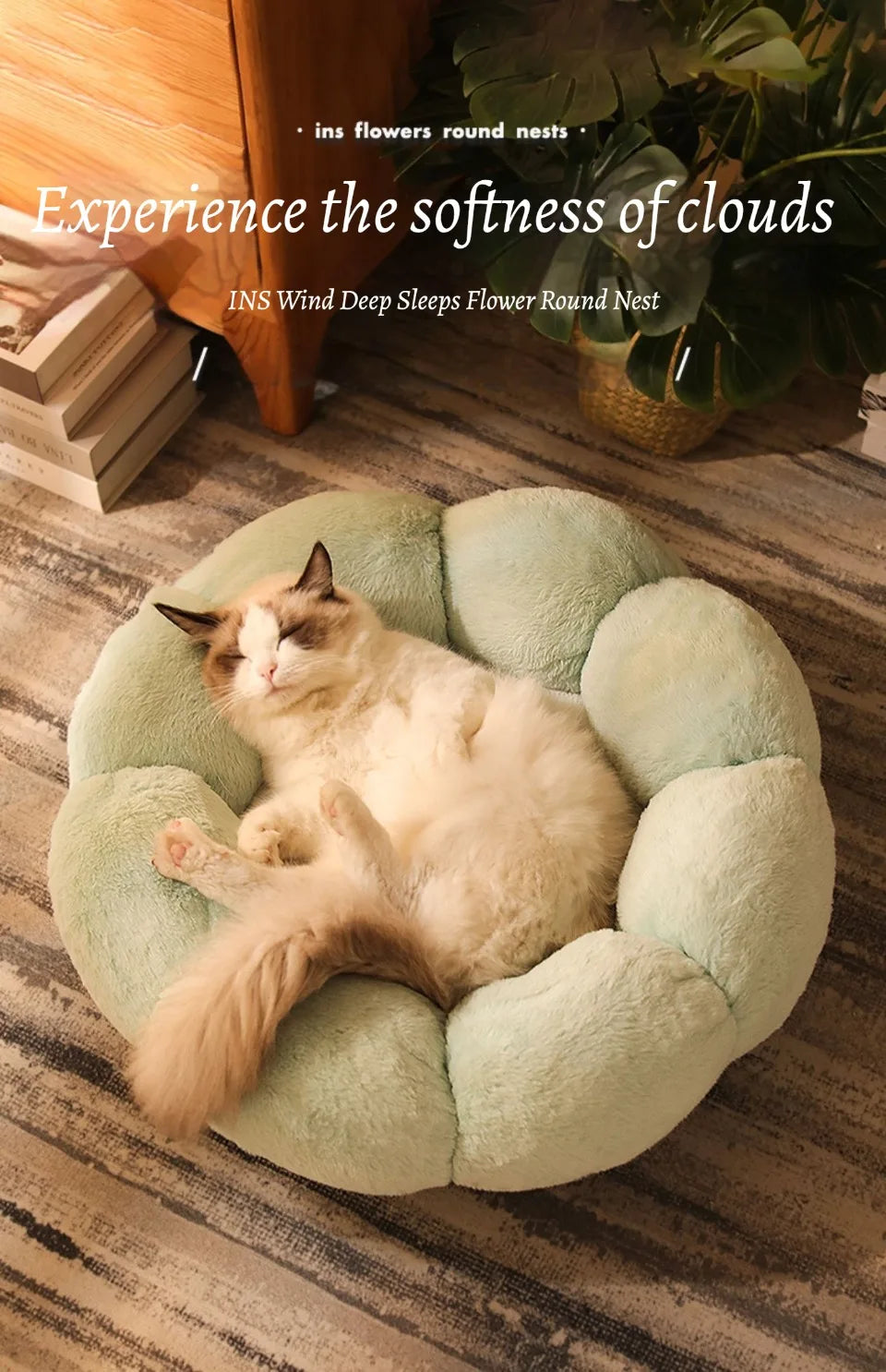 50cm round pet bed