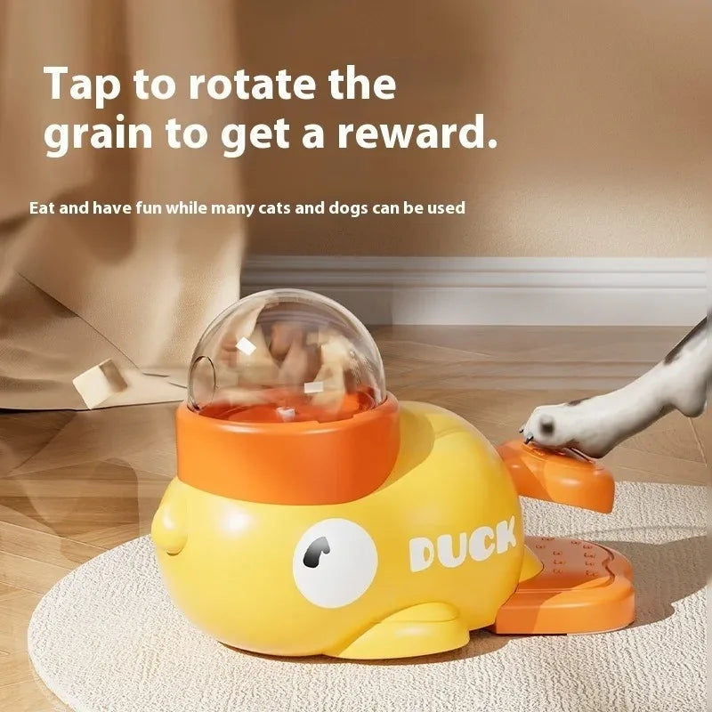automatic dog feeder and toy