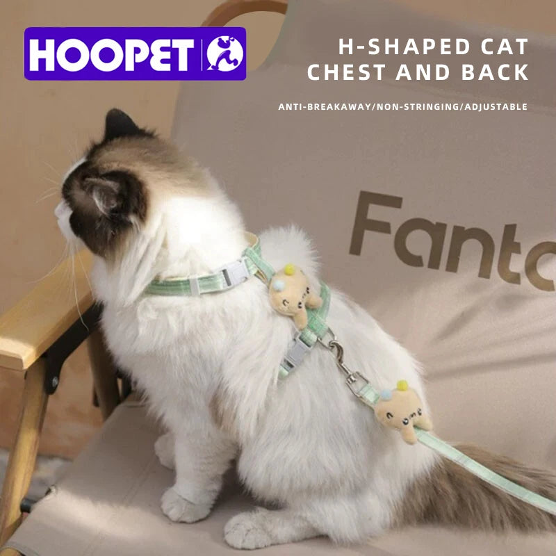 cat harness leash set