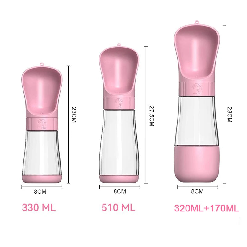 portable water bottle with food container