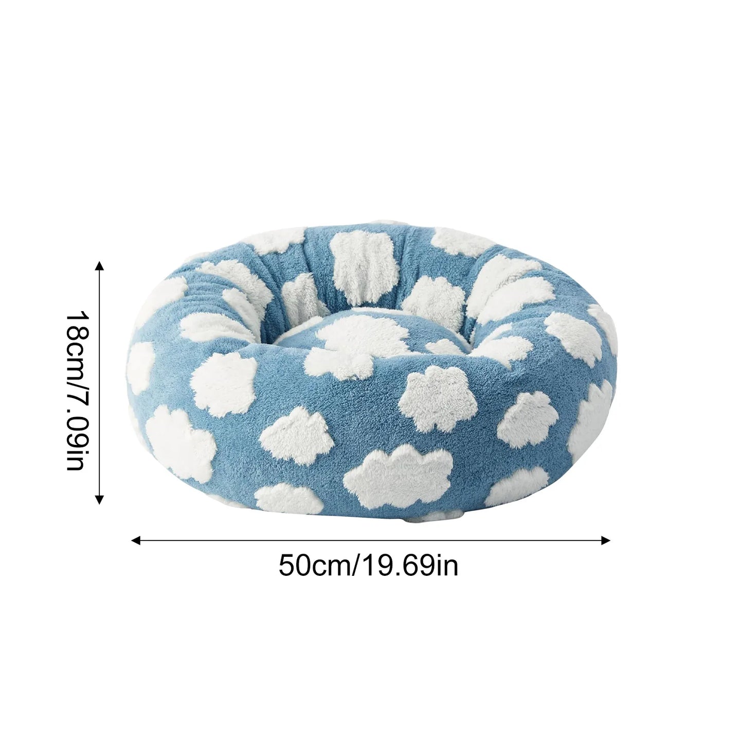 sky clouds bed for dogs and cats