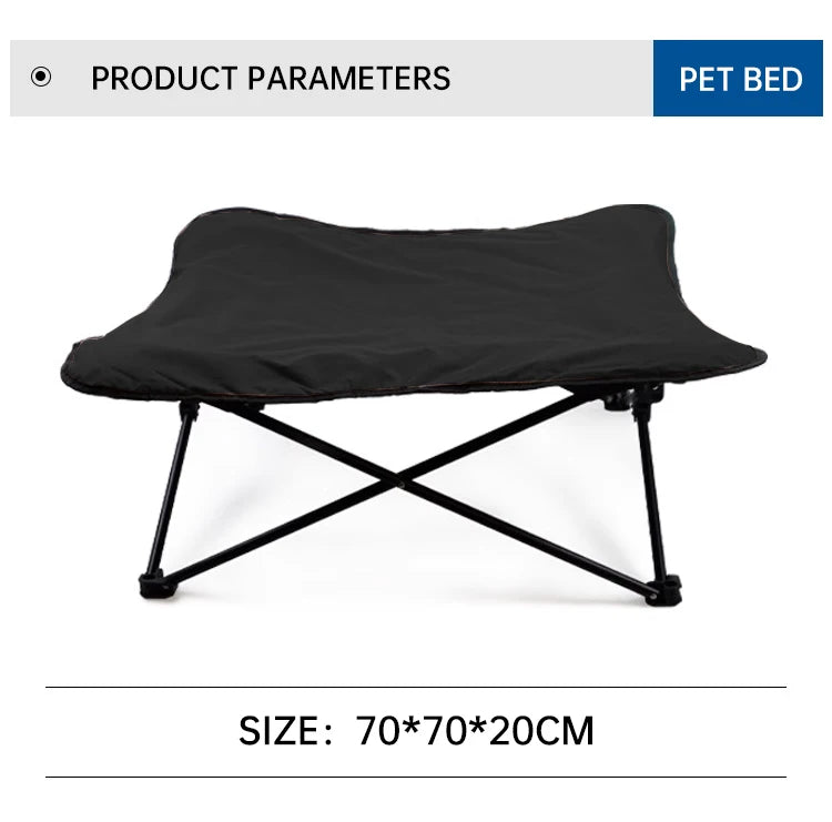 outdoor camping foldable pet bed