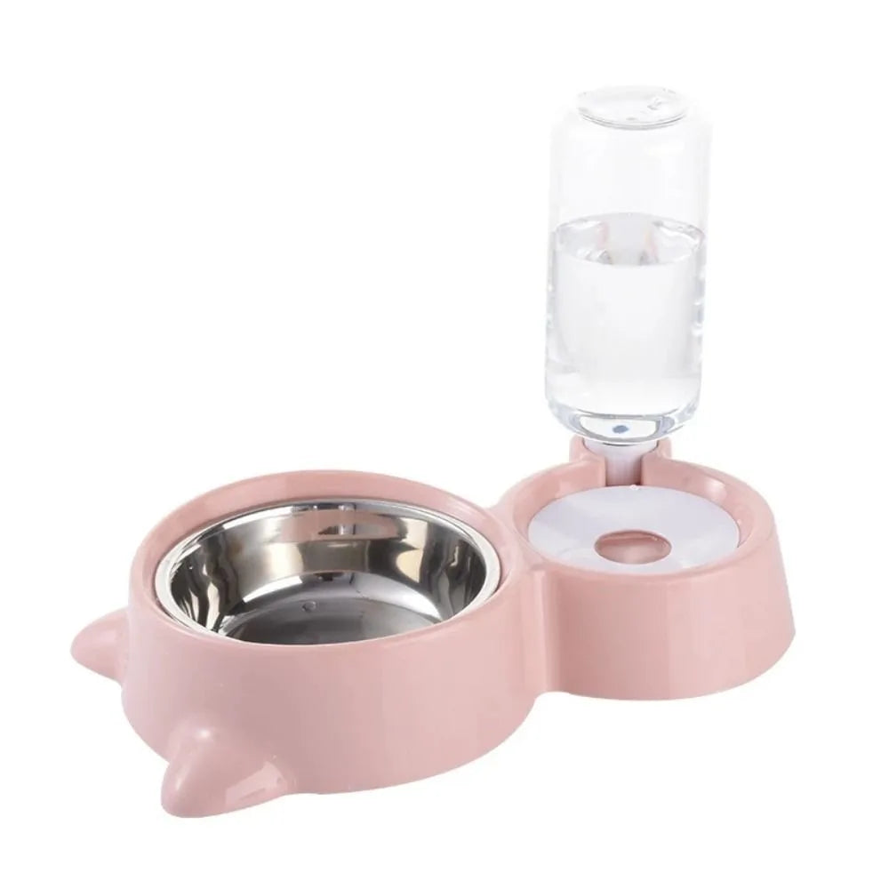 2-in-1 automatic water and food dispenser