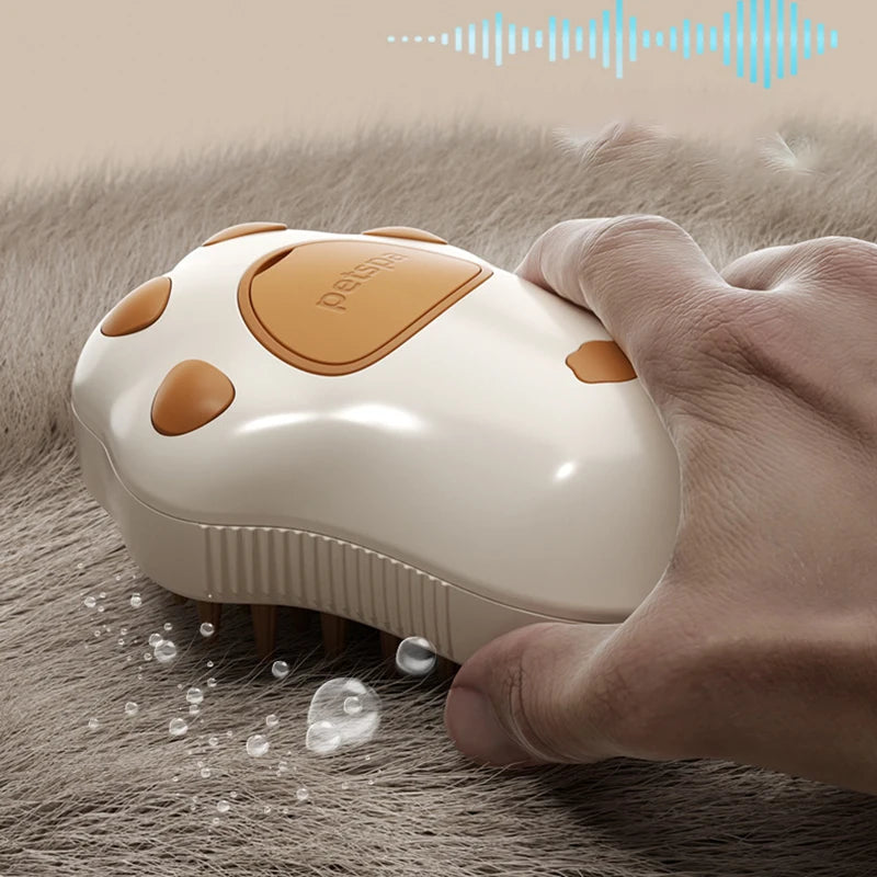 3 in 1 steamy pet dog brush