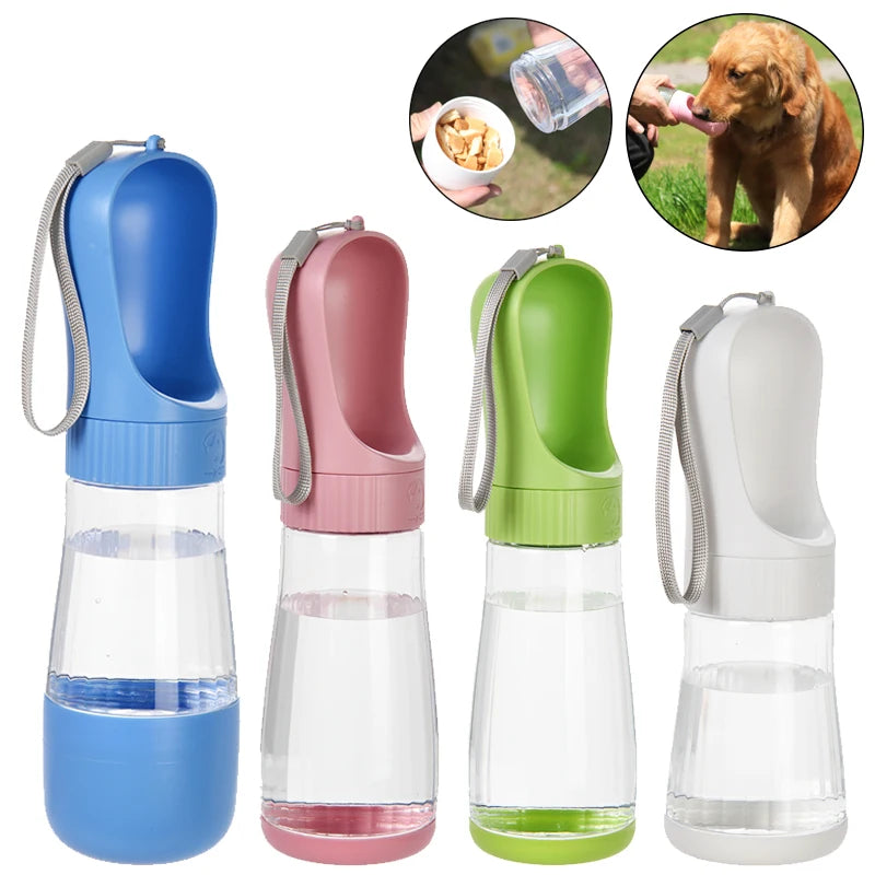 portable water bottle with food container