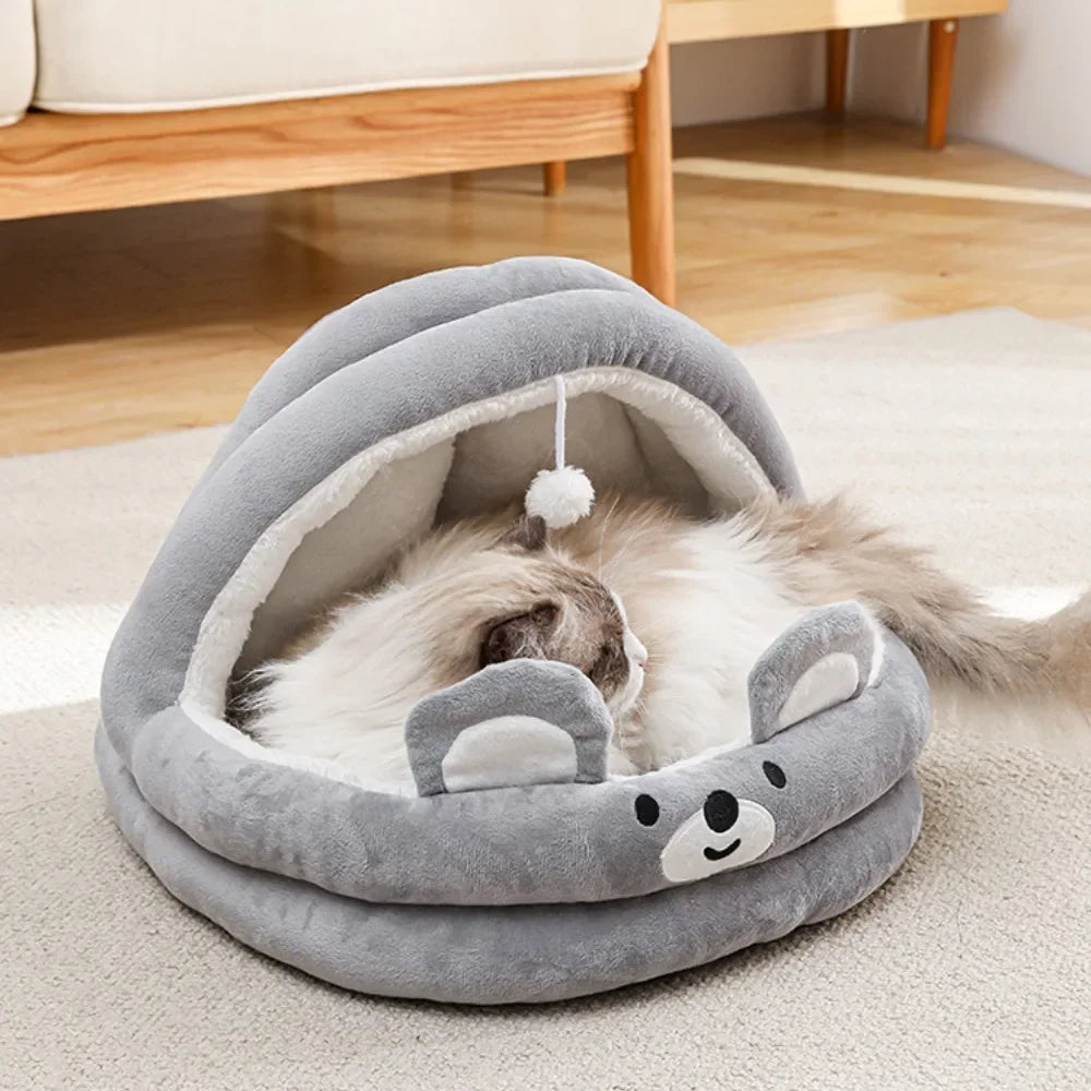 cartoon pet sleeping bed