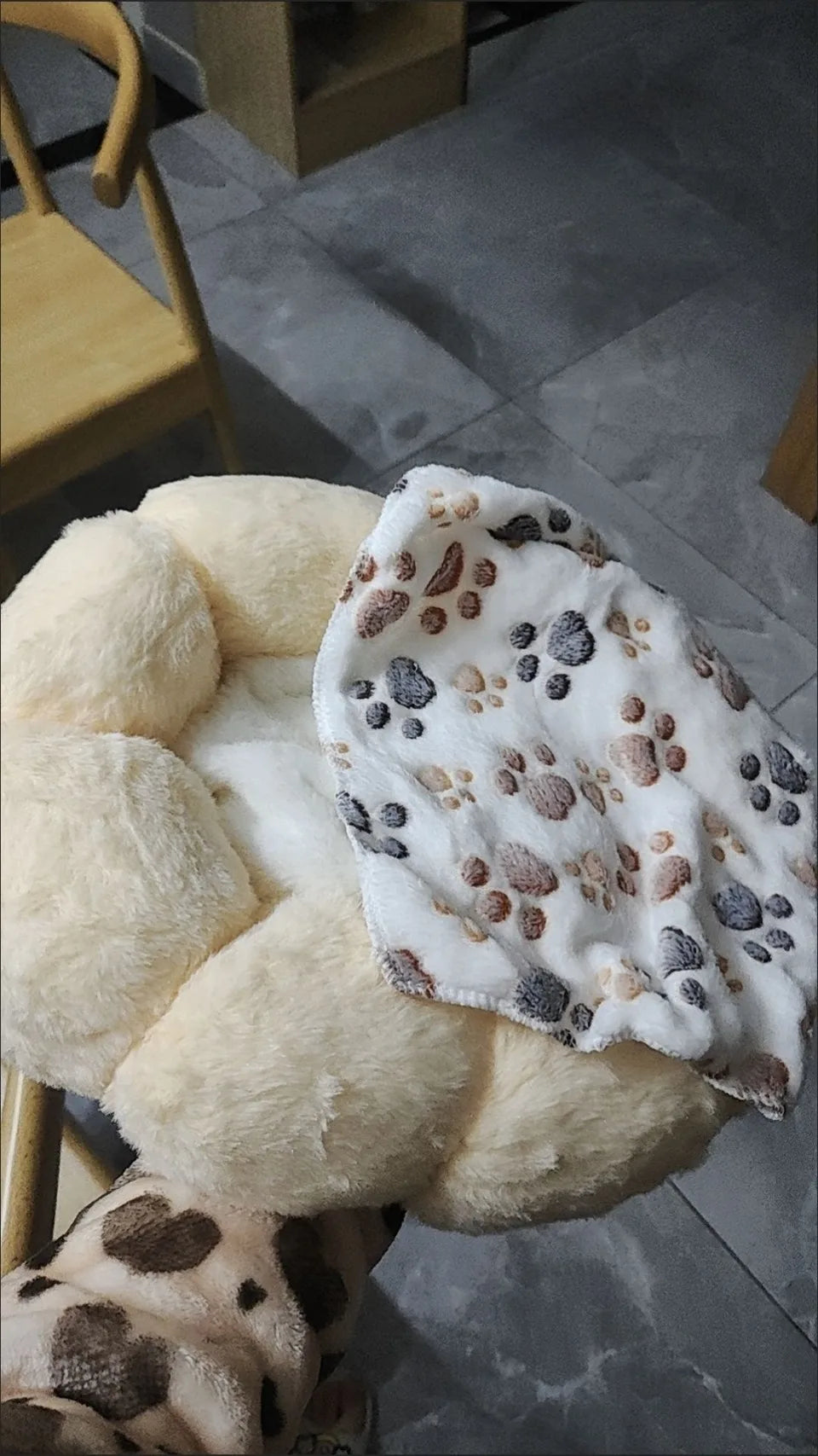 50cm round pet bed
