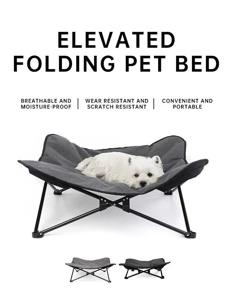 outdoor camping foldable pet bed