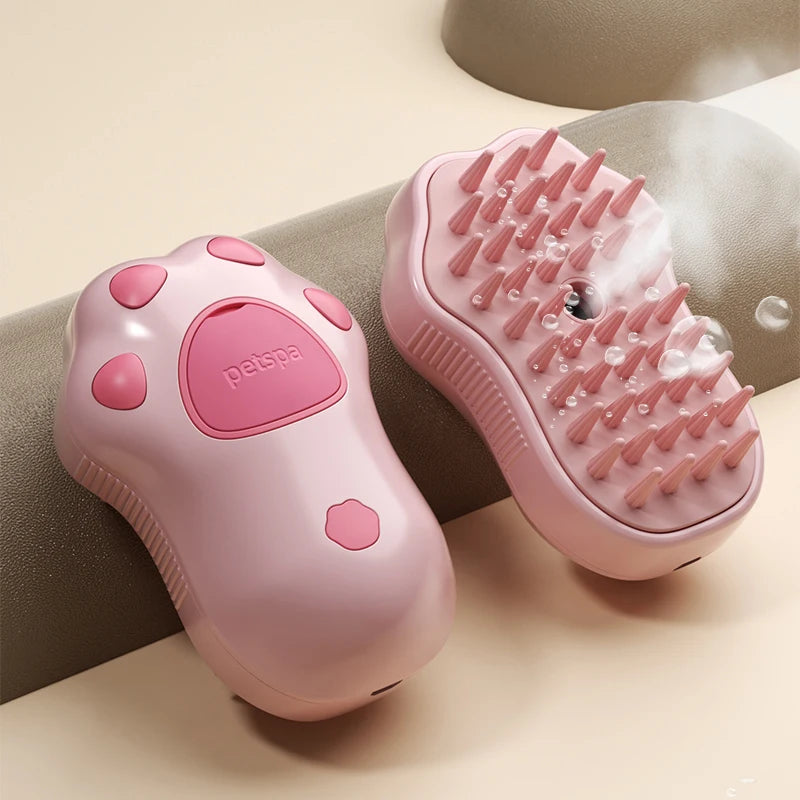 3 in 1 steamy pet dog brush