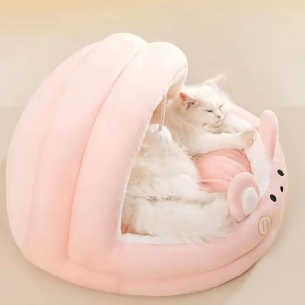 cartoon pet sleeping bed