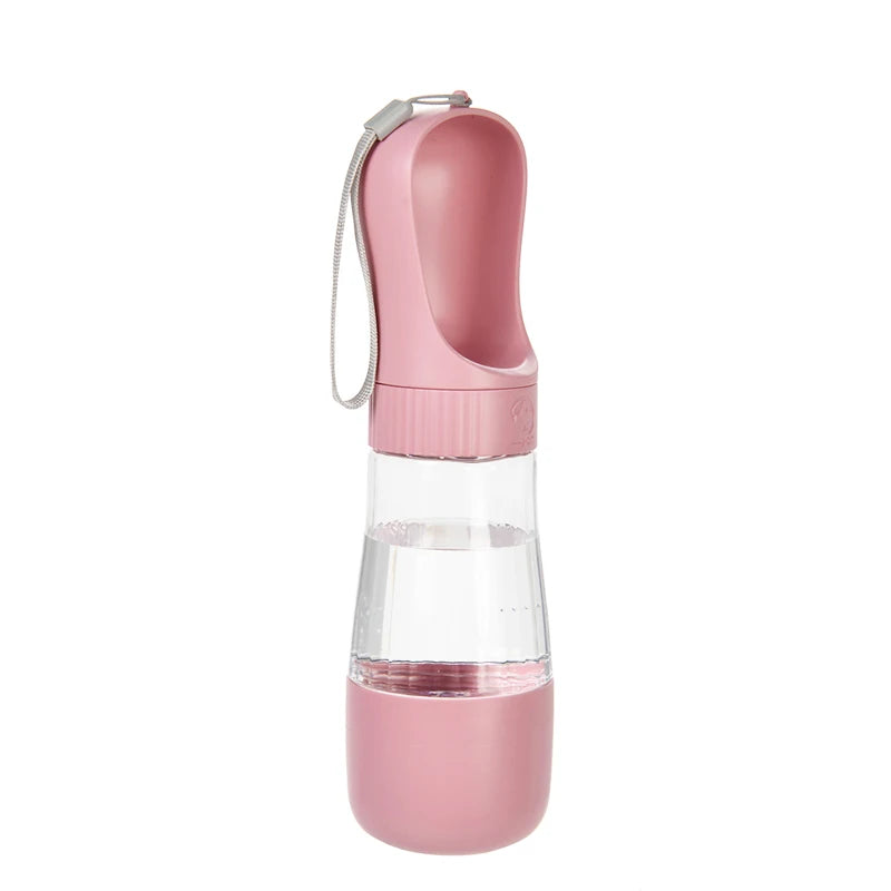 portable water bottle with food container