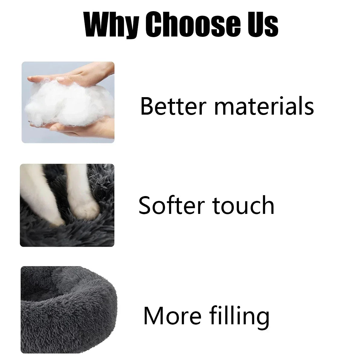 50cm round bed for pets