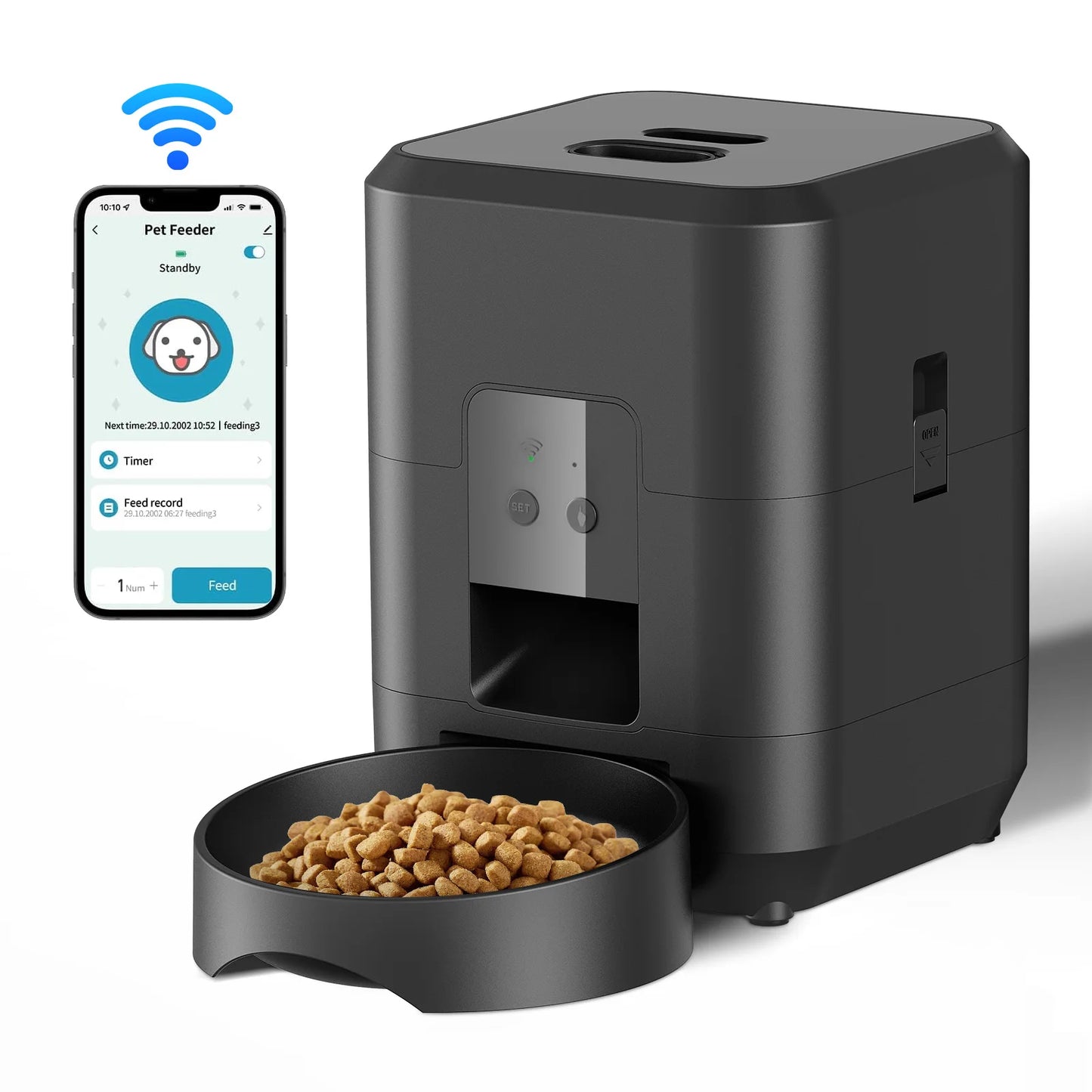 smart automatic pet feeder