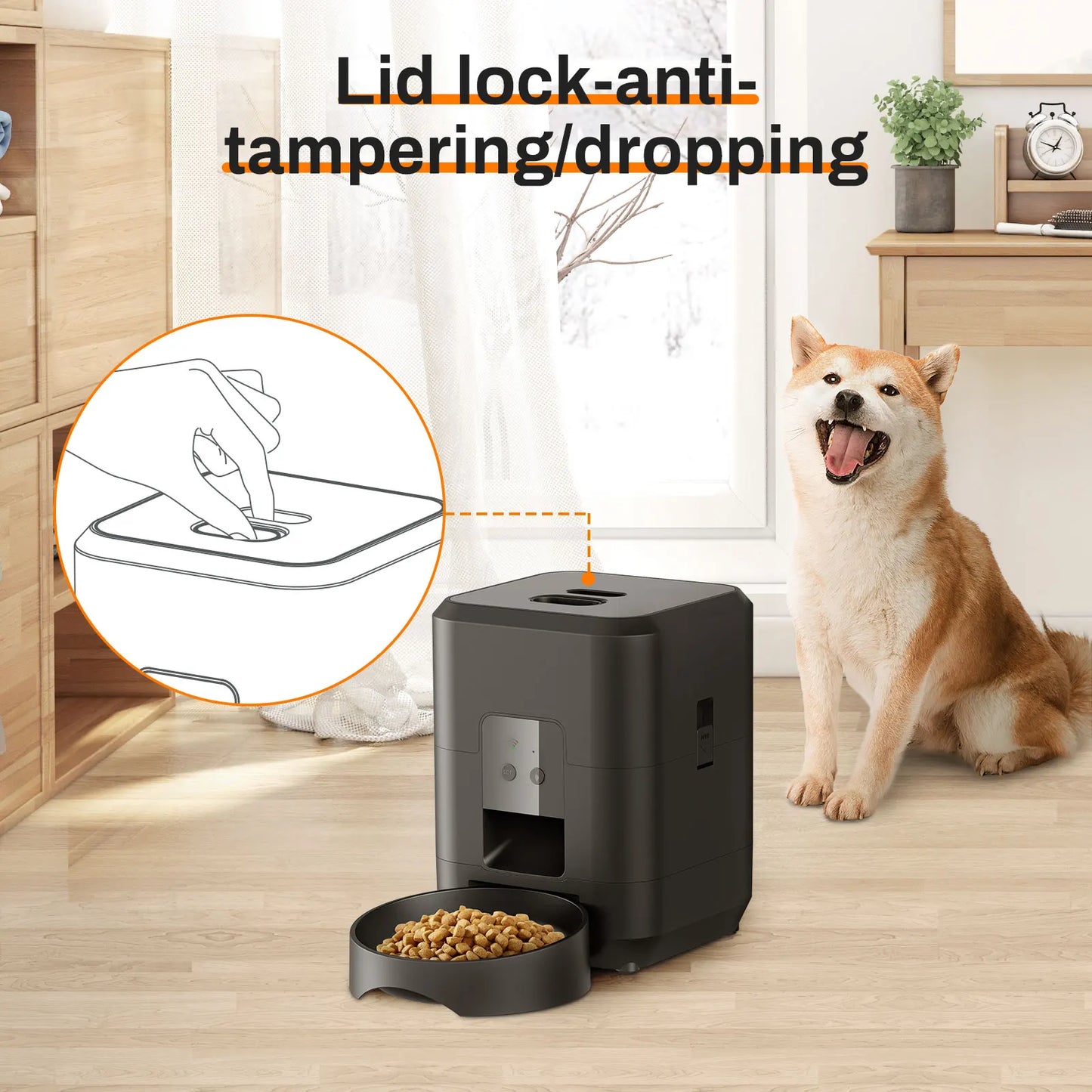 smart automatic pet feeder
