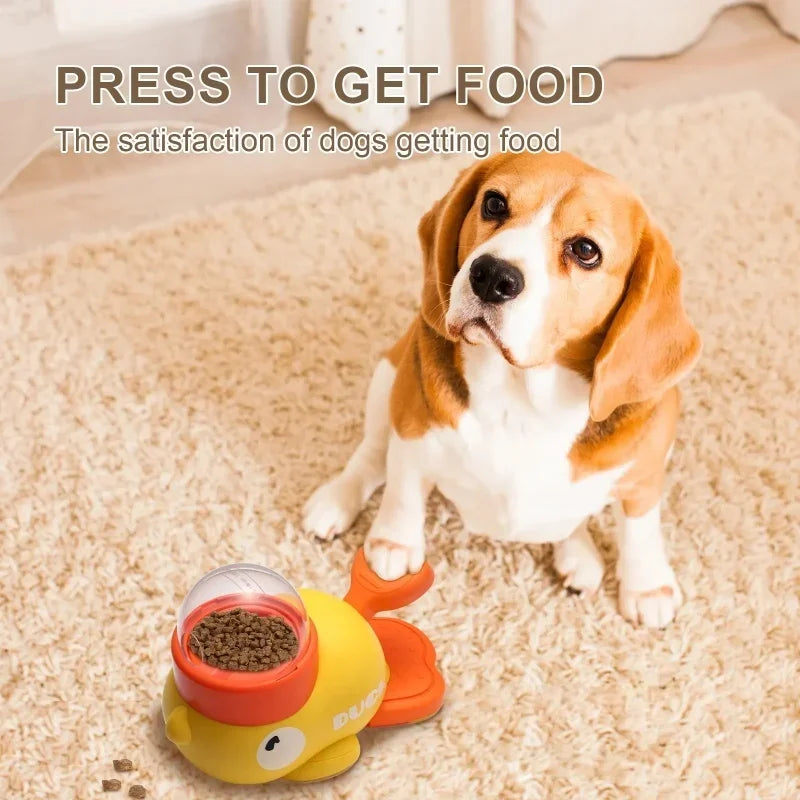 automatic dog feeder and toy