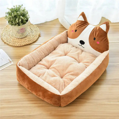Washable Cartoon Pet Beds