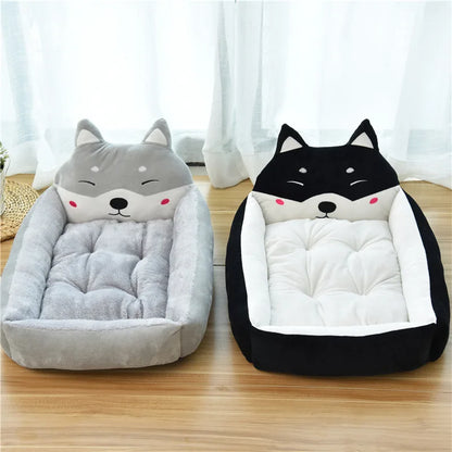 Washable Cartoon Pet Beds
