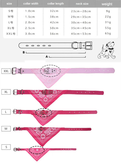 Pet Bandanas Collar for Dogs and Cats