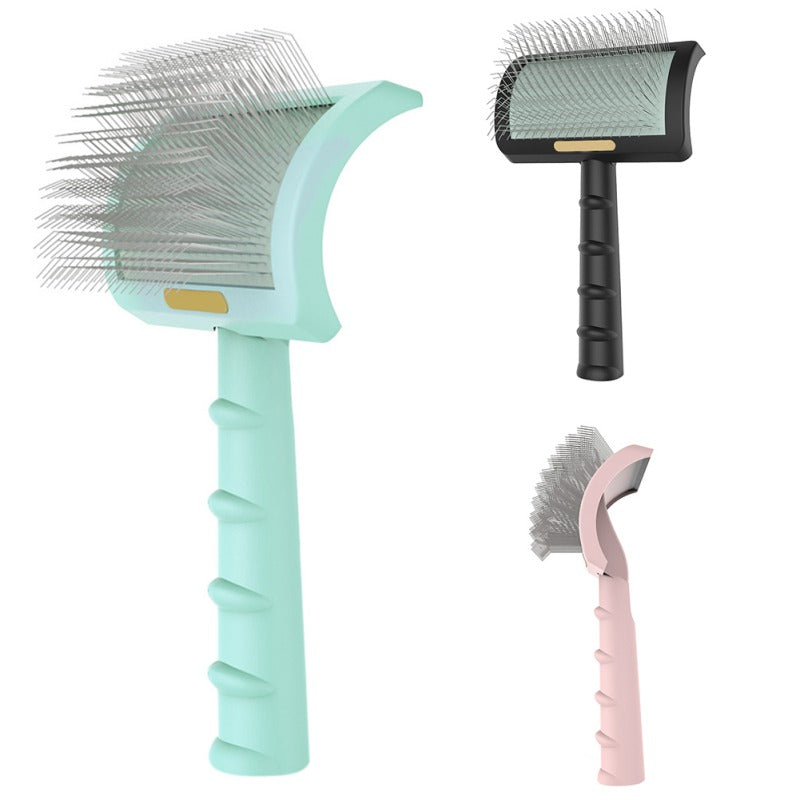 shedding hair remove needle brush