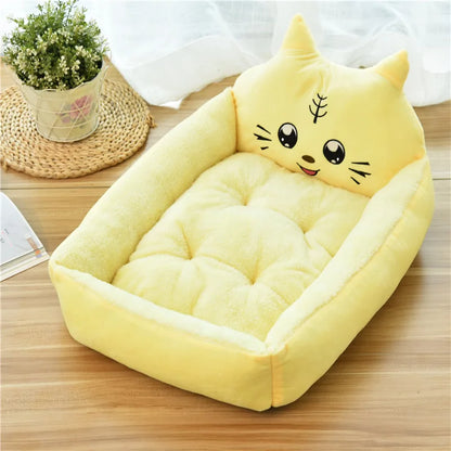 Washable Cartoon Pet Beds