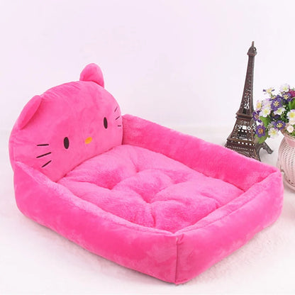 Washable Cartoon Pet Beds
