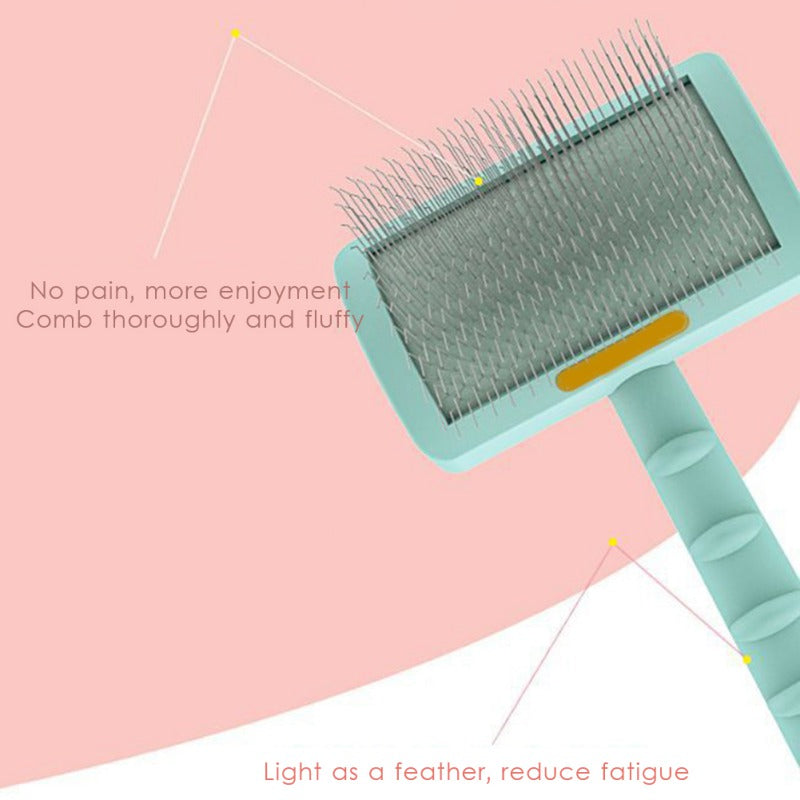 shedding hair remove needle brush