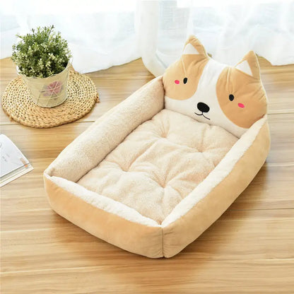 Washable Cartoon Pet Beds