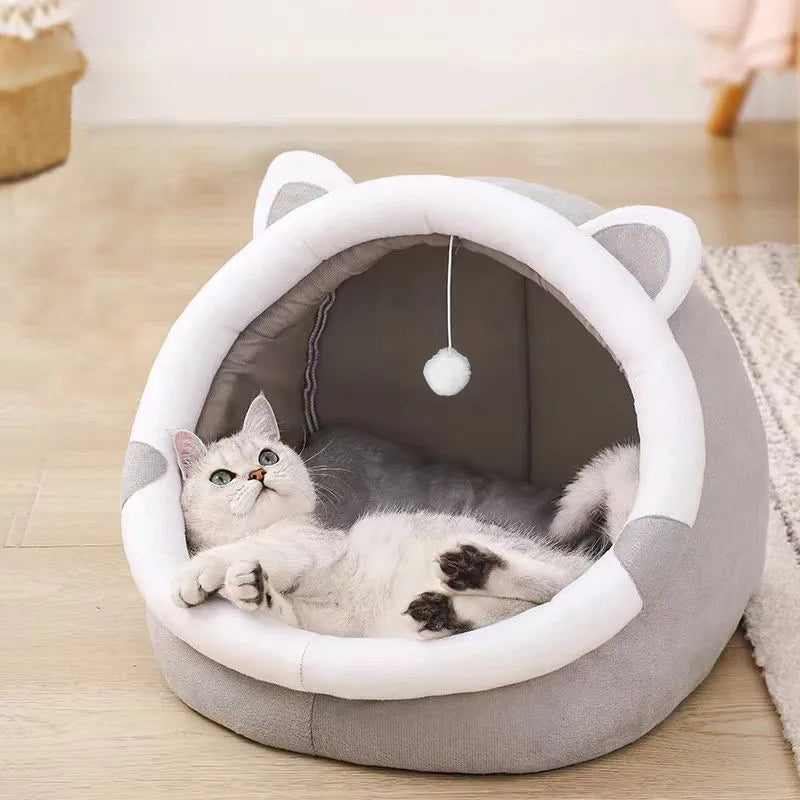 tent cave bed for cats and small dogs
