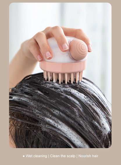 Silicone Bath Brush With Shampoo Dispenser