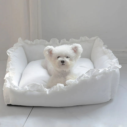 Pet Dog Lace Bed with Pillow