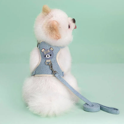 Pet Dog Harness Lead Leash Set