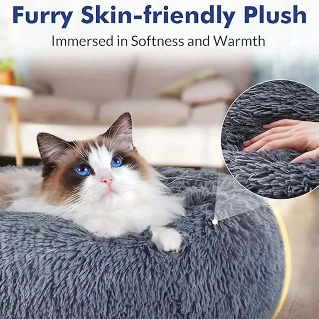 60cm round pet bed for pets