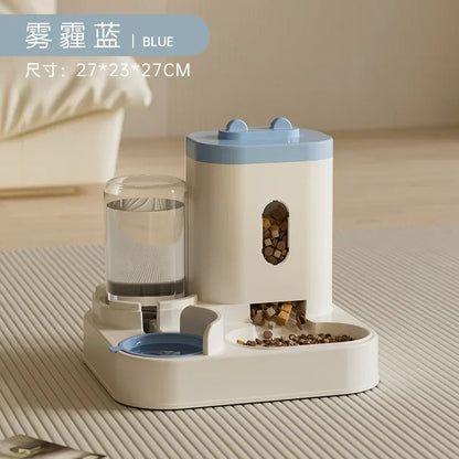 Automatic Feeder With Water Fountain